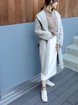 「MARC JACOBS（マークジェイコブス）のアイテム（スニーカー）」を使った、zzzharuzzzさん（レディース・161cm）の冬コーディネート
