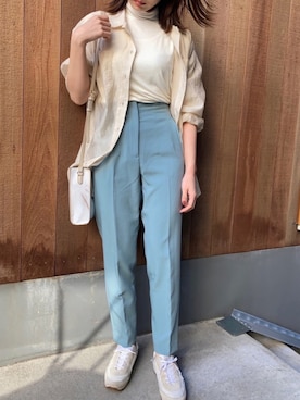 「MARC JACOBS（マークジェイコブス）のアイテム（スニーカー）」を使った、zzzharuzzzさん（レディース・161cm）の冬コーディネート