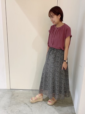 ななっこさん（レディース・157cm）の夏コーディネート