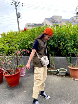 「Provocateur /// 煽動者（プログォケイター）のアイテム」を使った、chingさん（レディース・153cm）の春コーディネート