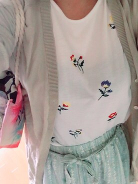 「ehka sopo（エヘカソポ）のアイテム（シャツワンピース）」を使った、ちゃちゃ★さん（レディース・167cm）の夏コーディネート