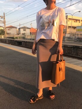 「HAZZYS（ ヘジス）のアイテム」を使った、Jun***さん（レディース・153cm）の夏コーディネート