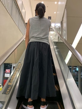 「Right-on（ライトオン）のアイテム（スカート）」を使った、ひなさん（キッズ・160cm）の夏コーディネート