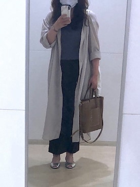 「シアーシャツワンピース」｜ka☺︎さん（レディース・156cm）の夏コーディネート