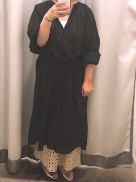 「ボイルワンピース」｜ka☺︎さん（レディース・156cm）の夏コーディネート