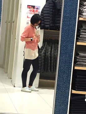 「ATMOSPHERE（アトモスフィア）のアイテム」を使った、CipherXiaoさん（レディース・163cm）の秋コーディネート