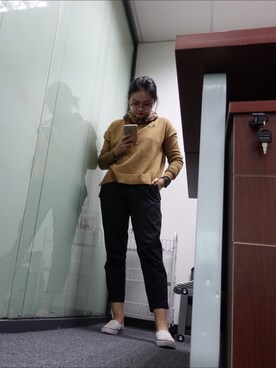 「McQ by Alexander McQueen（-）のアイテム」を使った、CipherXiaoさん（レディース・163cm）の秋コーディネート