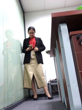 「BLAZE（ブレイズ）のアイテム」を使った、CipherXiaoさん（レディース・163cm）の秋コーディネート