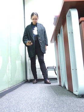 「ISABEL MARANT（イザベルマラン）のアイテム（ジャケット/アウター）」を使った、CipherXiaoさん（レディース・163cm）の秋コーディネート