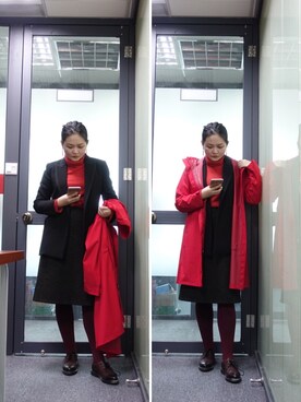 「BLAZE（ブレイズ）のアイテム」を使った、CipherXiaoさん（レディース・163cm）の冬コーディネート