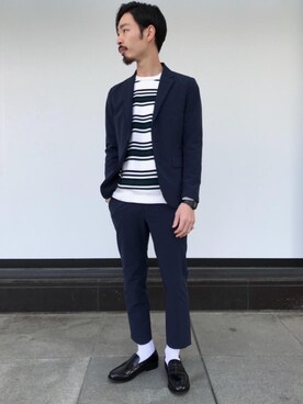 「SOLOTEX」｜okahara3820さん（メンズ・176cm）の冬コーディネート