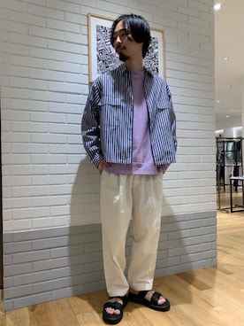 「BRACTMENT（ブラクトメント）のアイテム（ジャケット/アウター）」を使った、okahara3820さん（メンズ・176cm）の春コーディネート