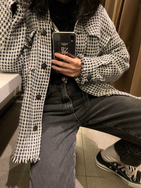 「CONVERSE（コンバース）のconverse（コンバース） ALL STAR OX（オールスターOX）（スニーカー）」を使った、0113さん（レディース・156cm）の秋コーディネート