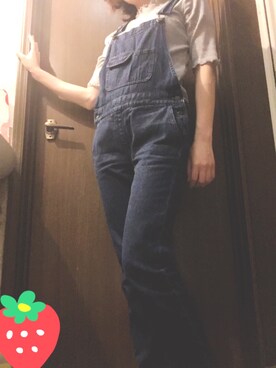 「ラメ」｜「アイテム（オールインワン・サロペット）」を使った、しーのんさん（レディース・153cm）の秋コーディネート
