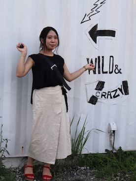 みくこさん(レディース・155cm)の夏コーディネート