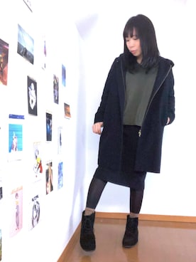 みくこさん(レディース・155cm)の冬コーディネート