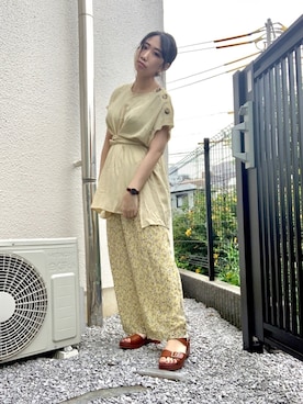 みくこさん（レディース・155cm）の夏コーディネート