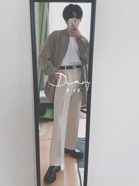「tiptop（ティップトップ）のアイテム」を使った、daiki.02さん（メンズ・165cm）の春コーディネート