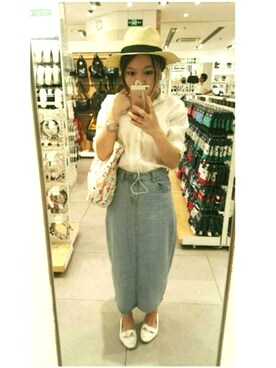 「服屋さんにて。」｜mikaさん（レディース・160cm）の冬コーディネート