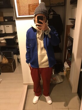 「Nasngwam」｜きゅうさん（メンズ・178cm）の春コーディネート