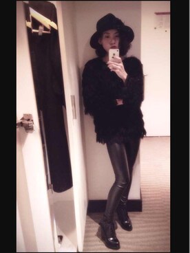 「Alexander McQueen（アレキサンダーマックイーン）のアイテム（ブーツ）」を使った、verinさん（レディース・160cm）の春コーディネート