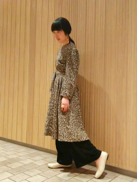 「used mix」｜「アイテム（ワンピース/ドレス）」を使った、小柳紫さん（レディース・159cm）の春コーディネート
