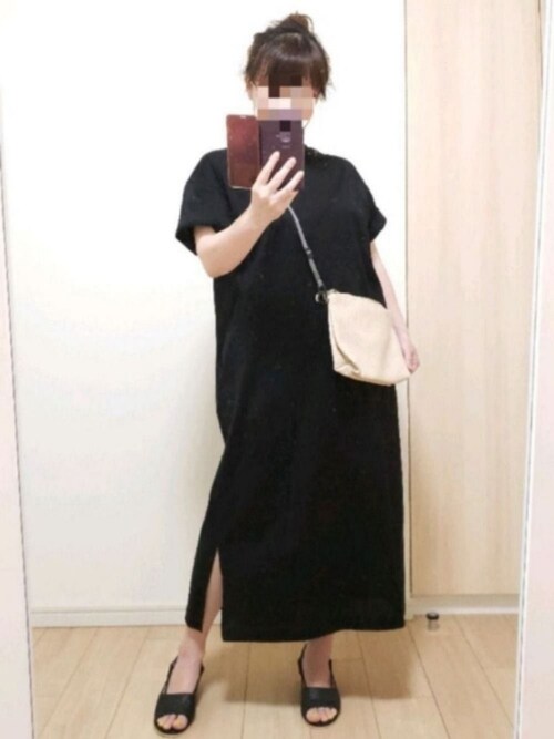 Yonyonyon48 ユニクロのワンピース ドレスを使ったコーディネート Wear