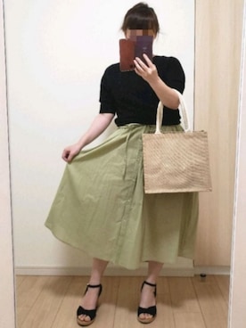 「ピスタチオ」｜「アイテム（福袋/福箱）」を使った、yonyonyon4888さん（レディース・156cm）の春コーディネート