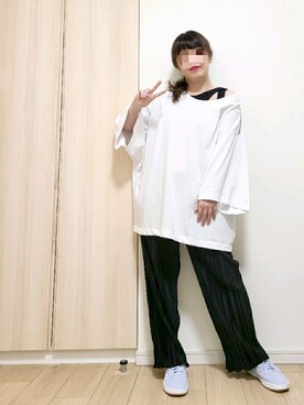 「ラブアンドピース2020」｜「アイテム（福袋/福箱）」を使った、yonyonyon4888さん（レディース・156cm）の秋コーディネート