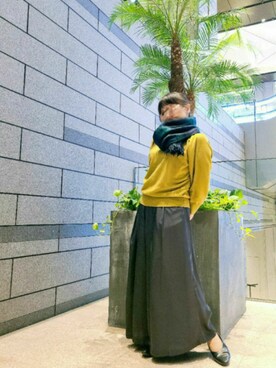 「サテンパンツ」｜「アイテム（福袋/福箱）」を使った、yonyonyon4888さん（レディース・156cm）の秋コーディネート