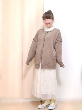 「チョコ色に染まれ」｜「アイテム（福袋/福箱）」を使った、yonyonyon4888さん（レディース・156cm）の冬コーディネート