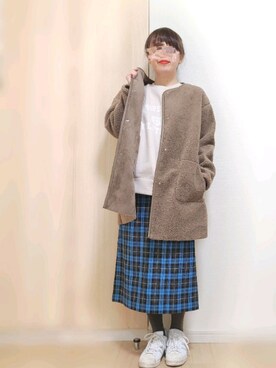 「Harriss（ハリス）のアイテム」を使った、yonyonyon4888さん（レディース・156cm）の冬コーディネート