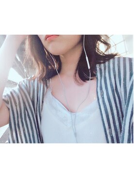 「Kastane」｜「アイテム（シャツワンピース）」を使った、kotoneさん（レディース・158cm）の夏コーディネート