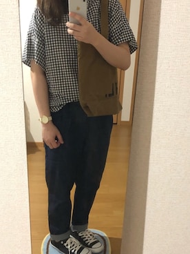 「CROSS（クロス）のアイテム」を使った、bbachanさん（レディース・160cm）の夏コーディネート