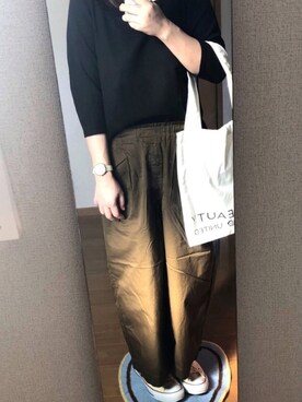 「CROSS（クロス）のアイテム」を使った、bbachanさん（レディース・160cm）の夏コーディネート