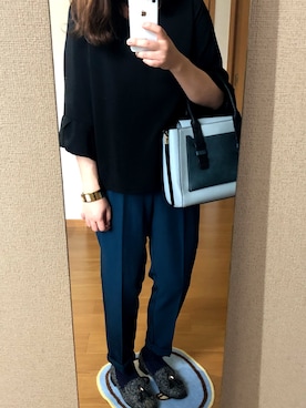 「DOLCE&GABBANA（ドルチェアンドガッバーナ）のアイテム（アナログ腕時計）」を使った、bbachanさん（レディース・160cm）の秋コーディネート