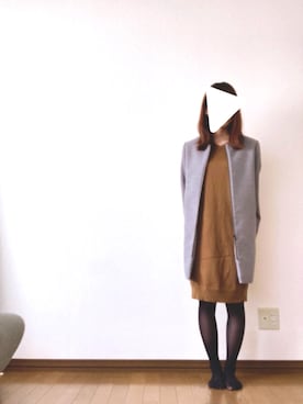 「Alphabets alphabet（アルファベッツアルファベット）のアイテム（ジャケット/アウター）」を使った、NAüさん（レディース・155cm）の冬コーディネート
