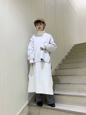 うえさん（レディース・153cm）の冬コーディネート