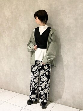 うえさん（レディース・153cm）の冬コーディネート