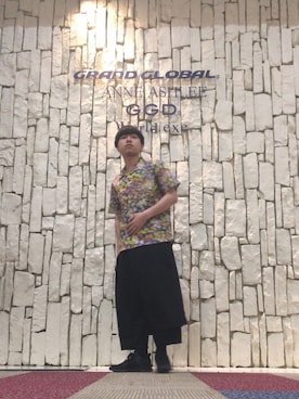 「Ground Y（グラウンドワイ）のアイテム」を使った、HVC八千代緑ヶ丘店さん（メンズ・169cm）の春コーディネート