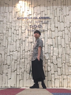 「Ground Y（グラウンドワイ）のアイテム」を使った、HVC八千代緑ヶ丘店さん（メンズ・169cm）の春コーディネート