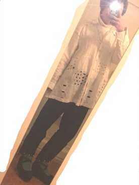 「VERSUS（ヴェルサス）のアイテム」を使った、パックマンさん（レディース・160cm）の春コーディネート