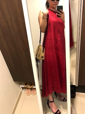 「まだ夏」｜ajumomoさん（レディース・166cm）の秋コーディネート