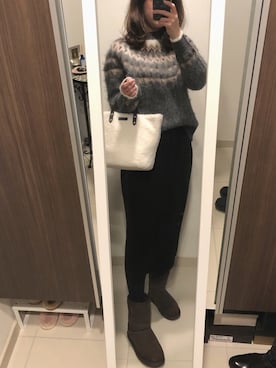 ajumomoさん（レディース・166cm）の冬コーディネート
