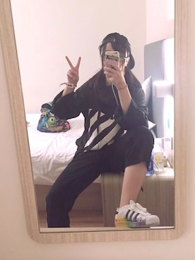 「SMGのアイテム」を使った、Nanaumiさん（レディース・168cm）の春コーディネート