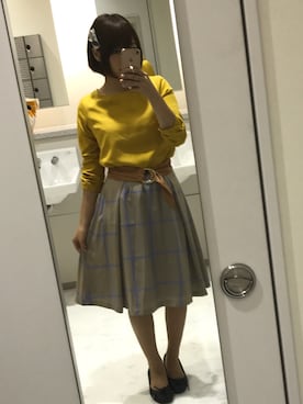 「アイテム（ピアス（両耳用））」を使った、なぎさん（レディース・158cm・30代）の秋コーディネート
