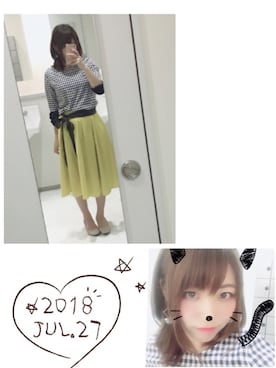 「アイテム（ピアス（両耳用））」を使った、なぎさん（レディース・158cm・30代）の夏コーディネート