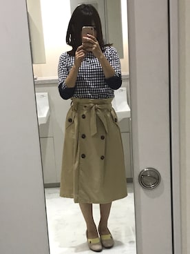 「アイテム（ピアス（両耳用））」を使った、なぎさん（レディース・158cm・30代）の夏コーディネート