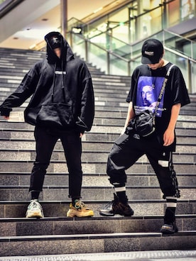 「vetements」｜「アイテム（キャップ）」を使った、Rさん（メンズ・175cm）の秋コーディネート