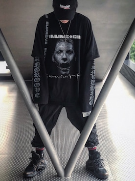 「vetements」｜「アイテム（キャップ）」を使った、Rさん（メンズ・175cm）の秋コーディネート